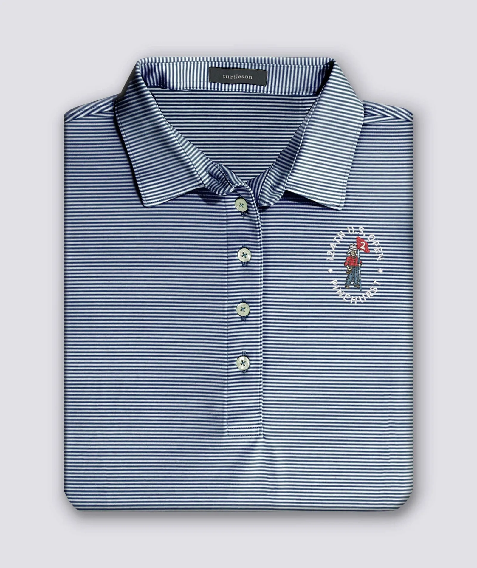 124th U.S. Open - Women's Cara Stripe Performance Polo