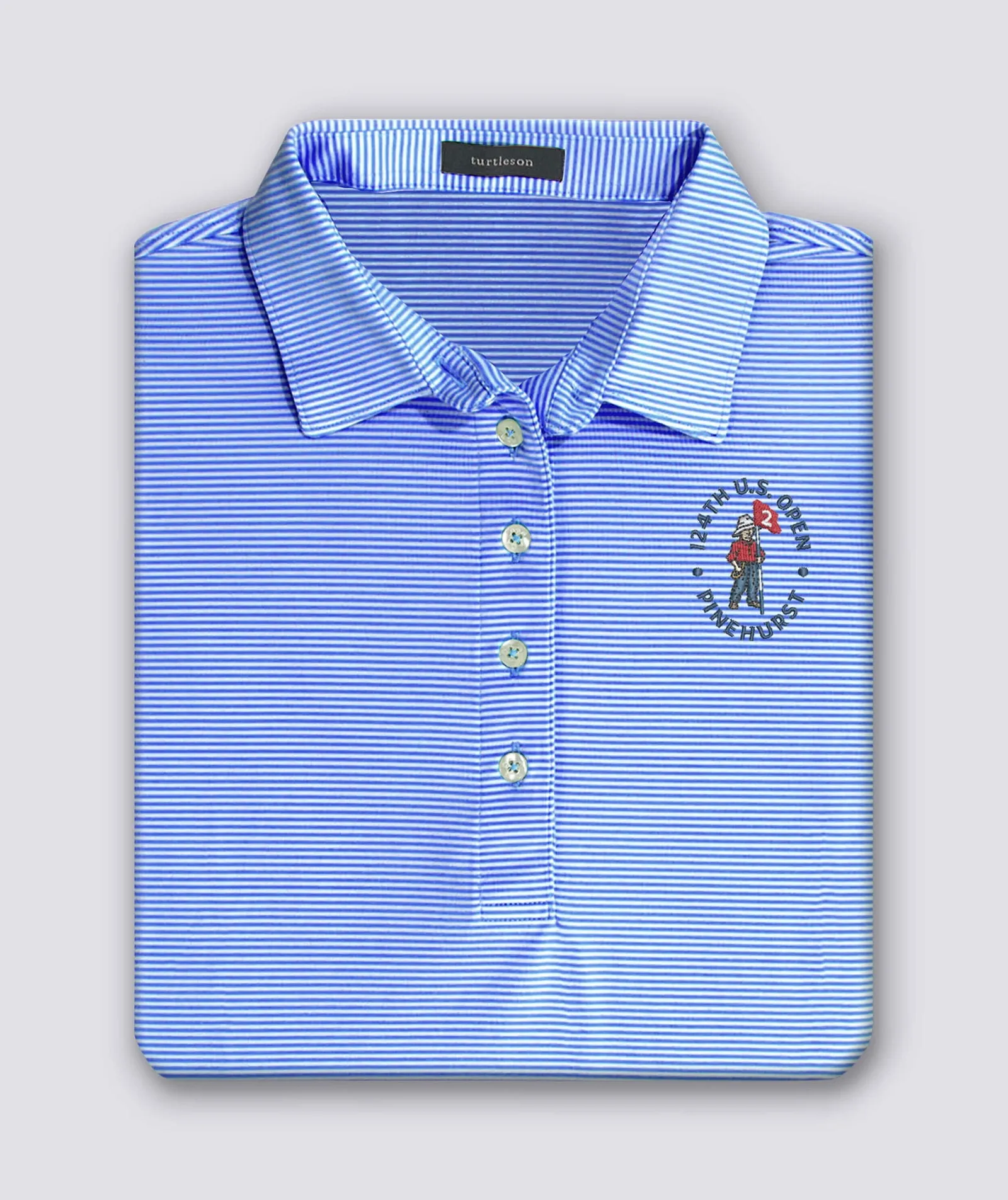 124th U.S. Open - Women's Cara Stripe Performance Polo