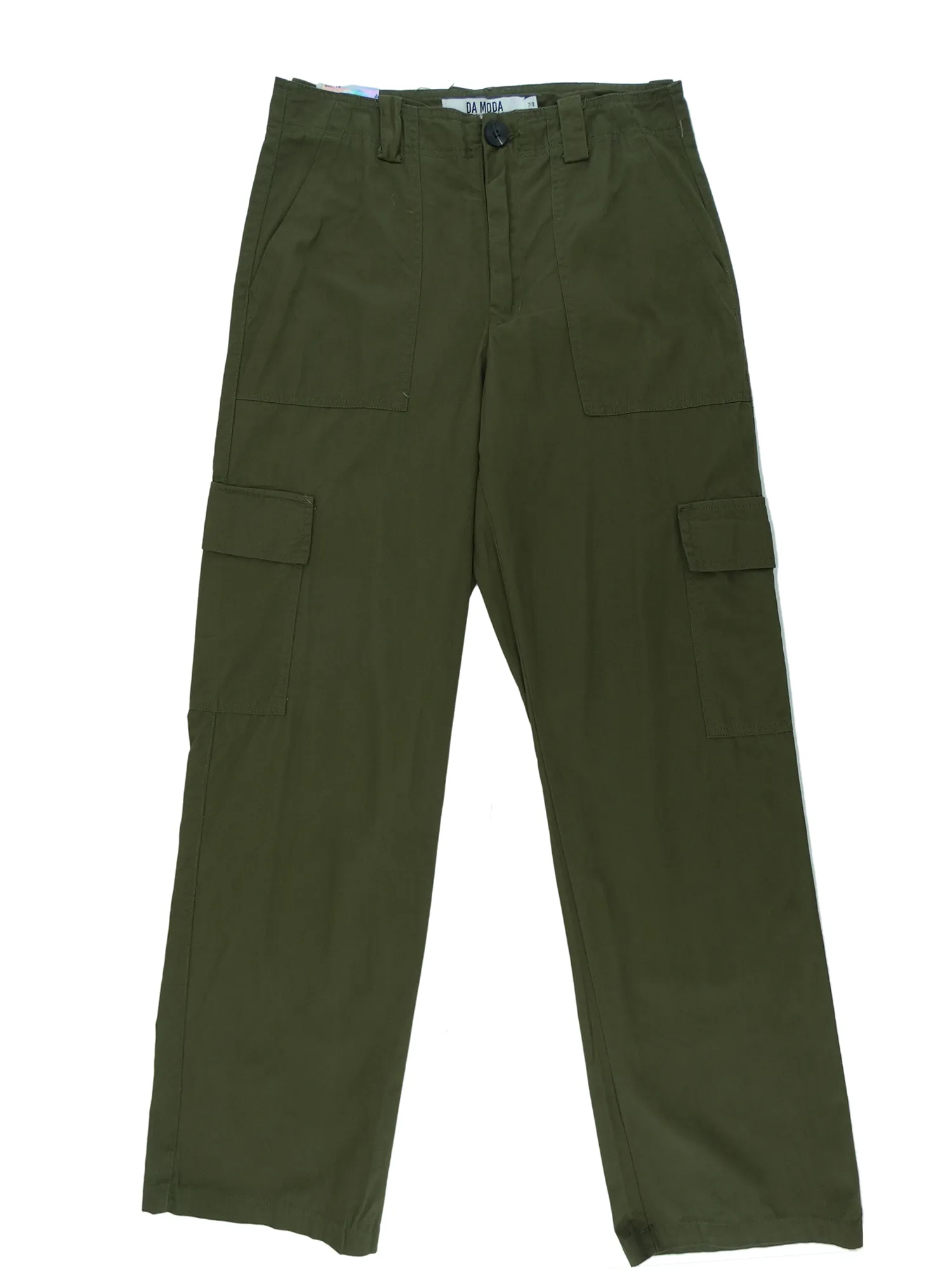 180997M, Da Moda - Multi Pocket Mama Cargo Pants (Plus Size)