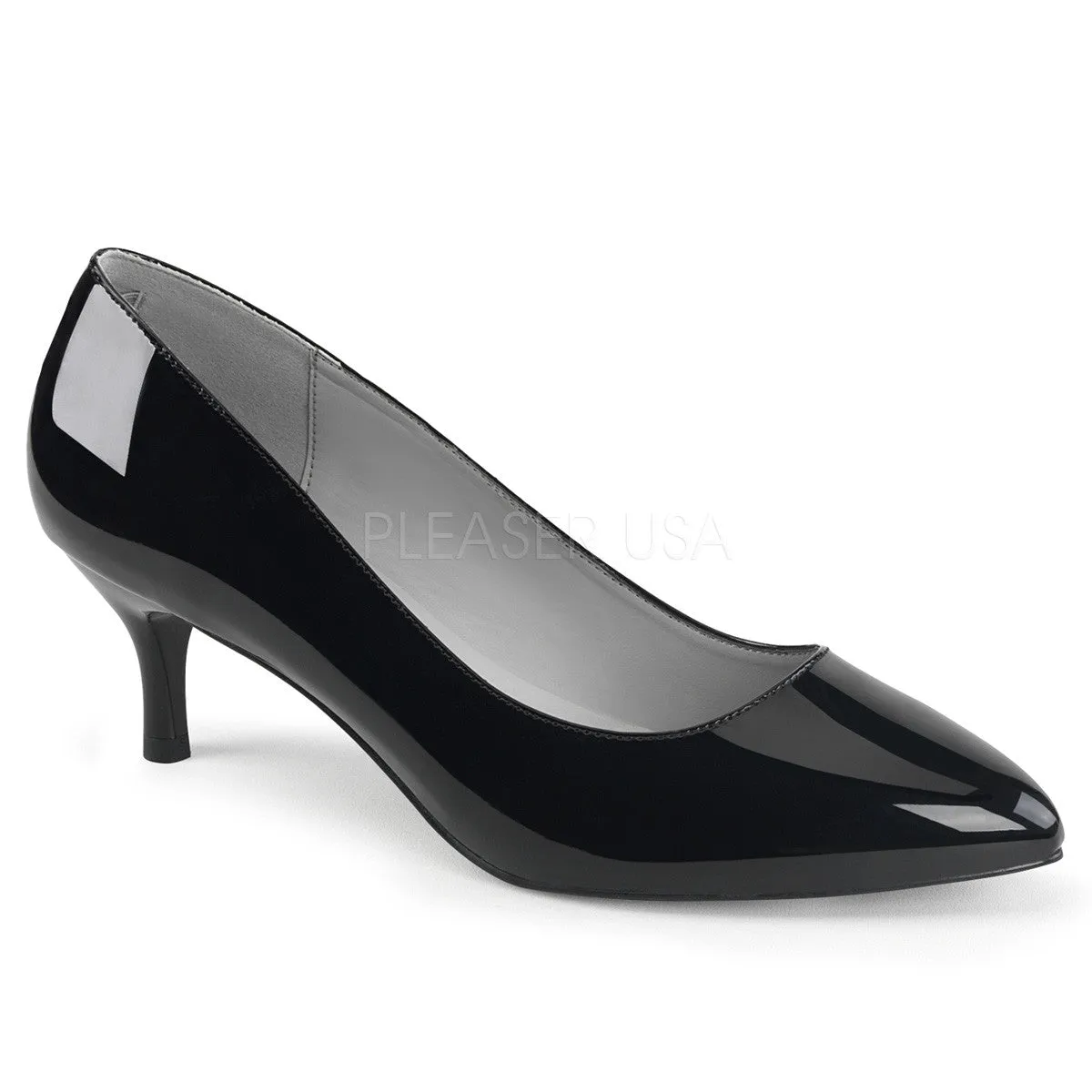 2 Inch Heel KITTEN-01 Black Patent