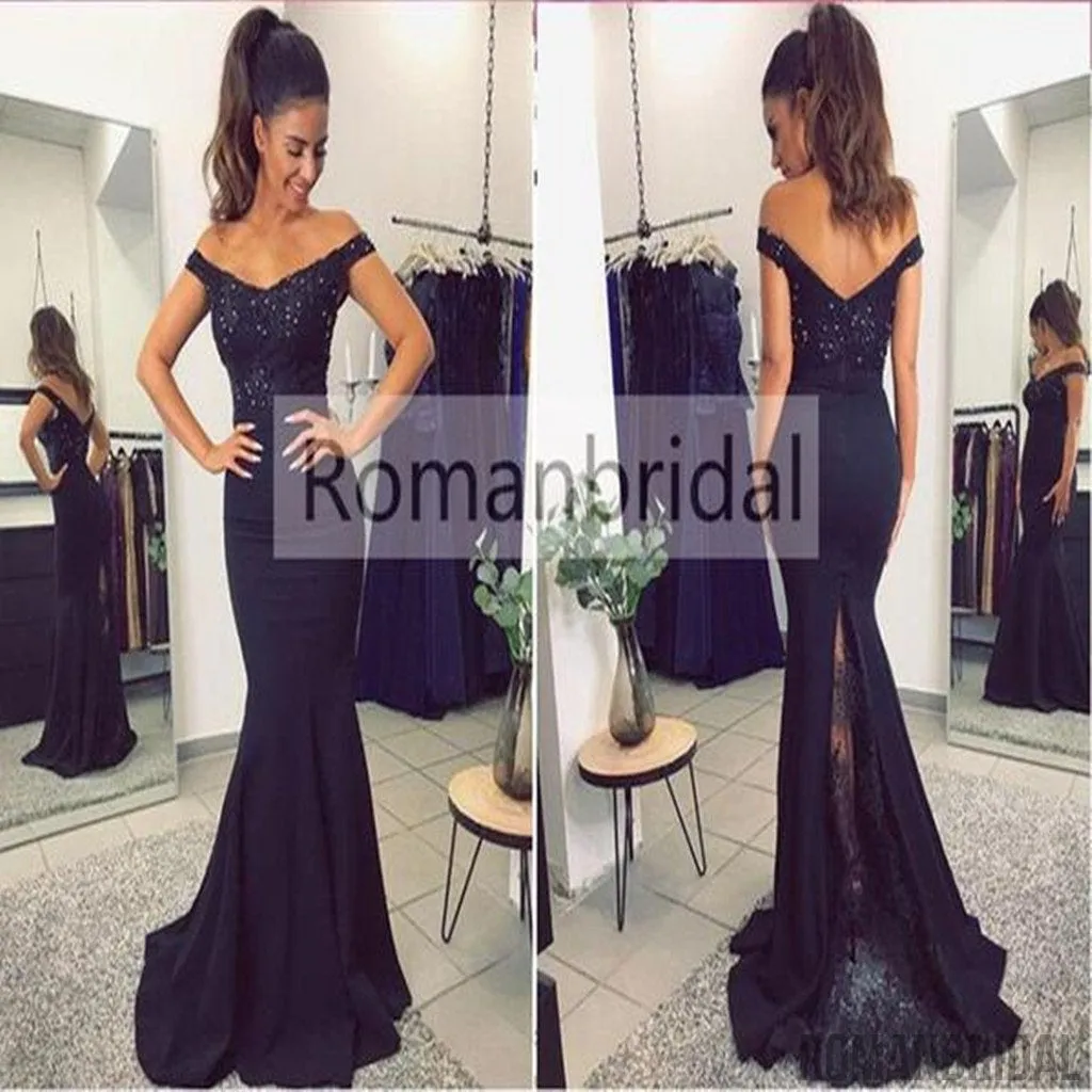 Amazing Hot Lace Mermaid Prom Dresses Appliques Beaded Open Back Evening Gown, Prom Dress, PD0435