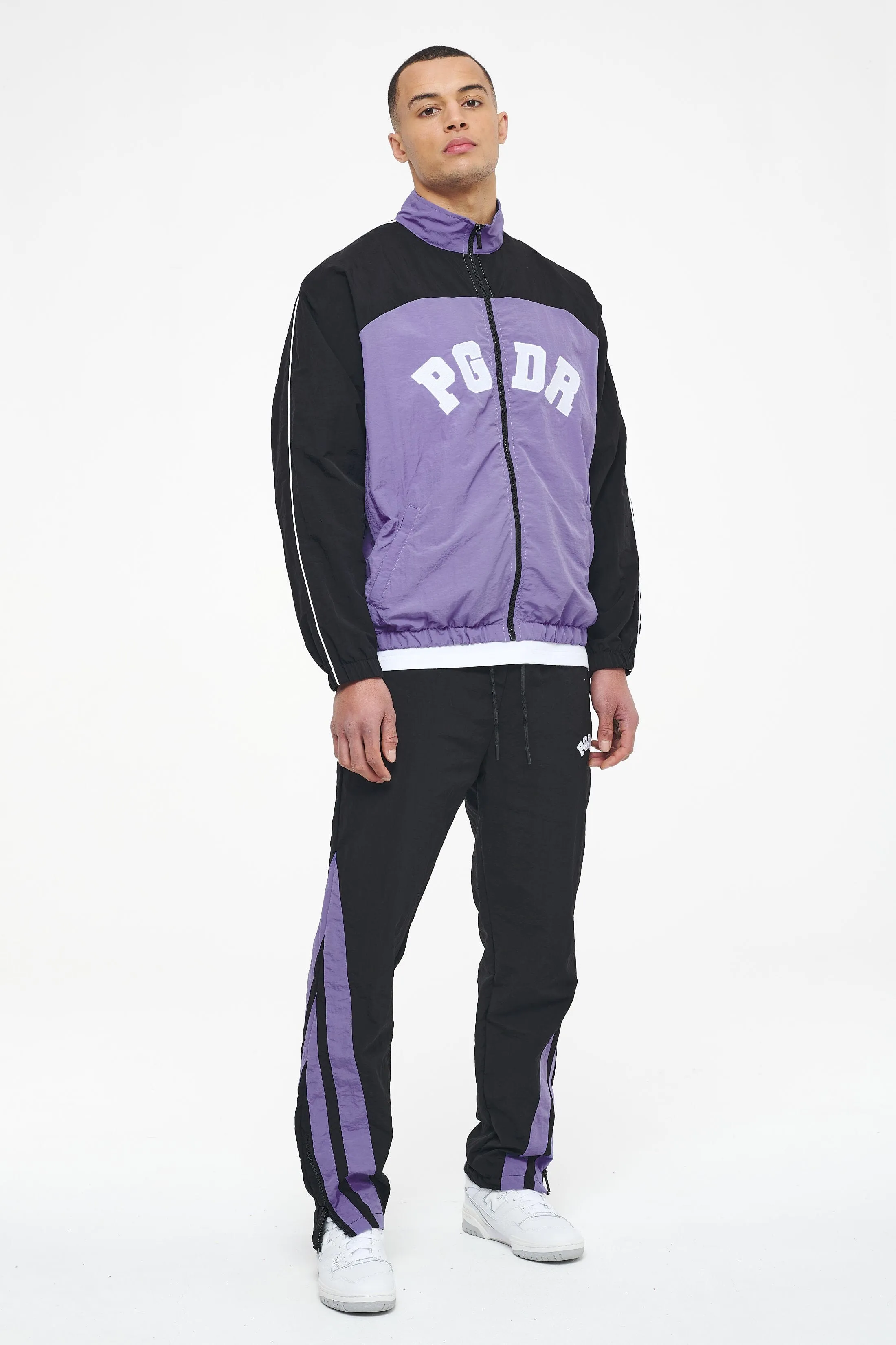 Ascot Track Pants Black Magic Violet