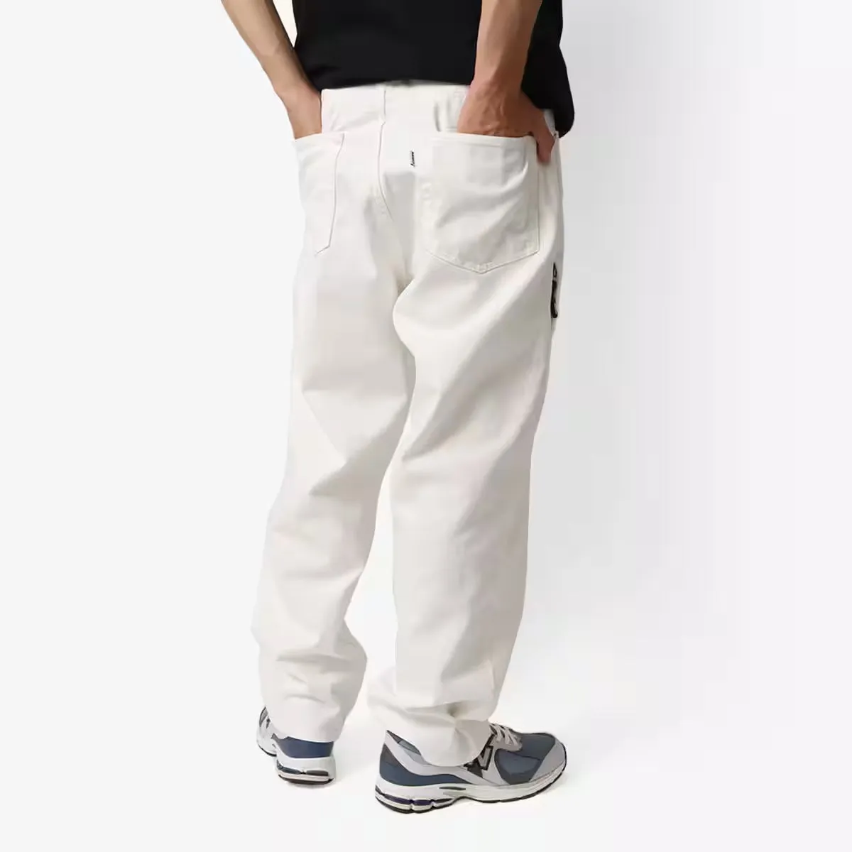 ATMOS BAGGY TAPERED DENIM PANTS