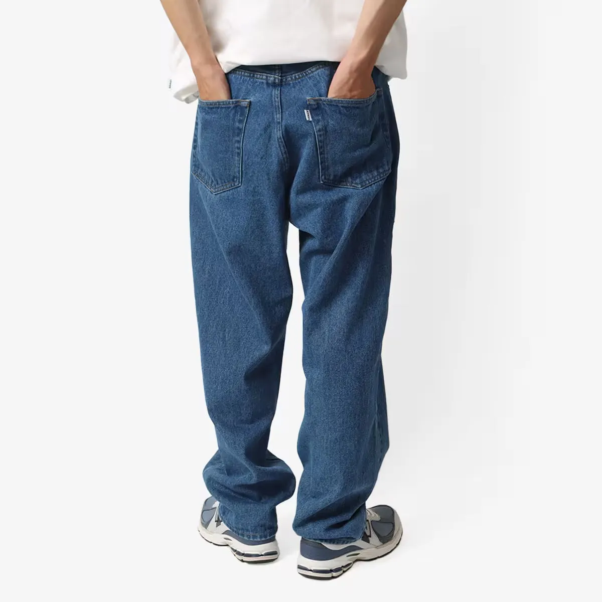 ATMOS BAGGY TAPERED DENIM PANTS