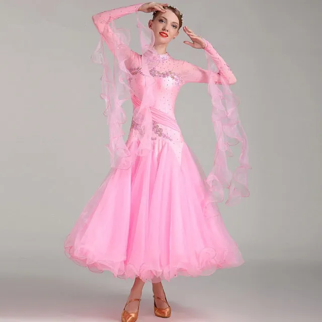 #B239 Ballroom Competition Dresses - Waltz -Foxtrot - Quick Step