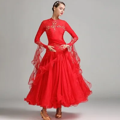 #B239 Ballroom Competition Dresses - Waltz -Foxtrot - Quick Step