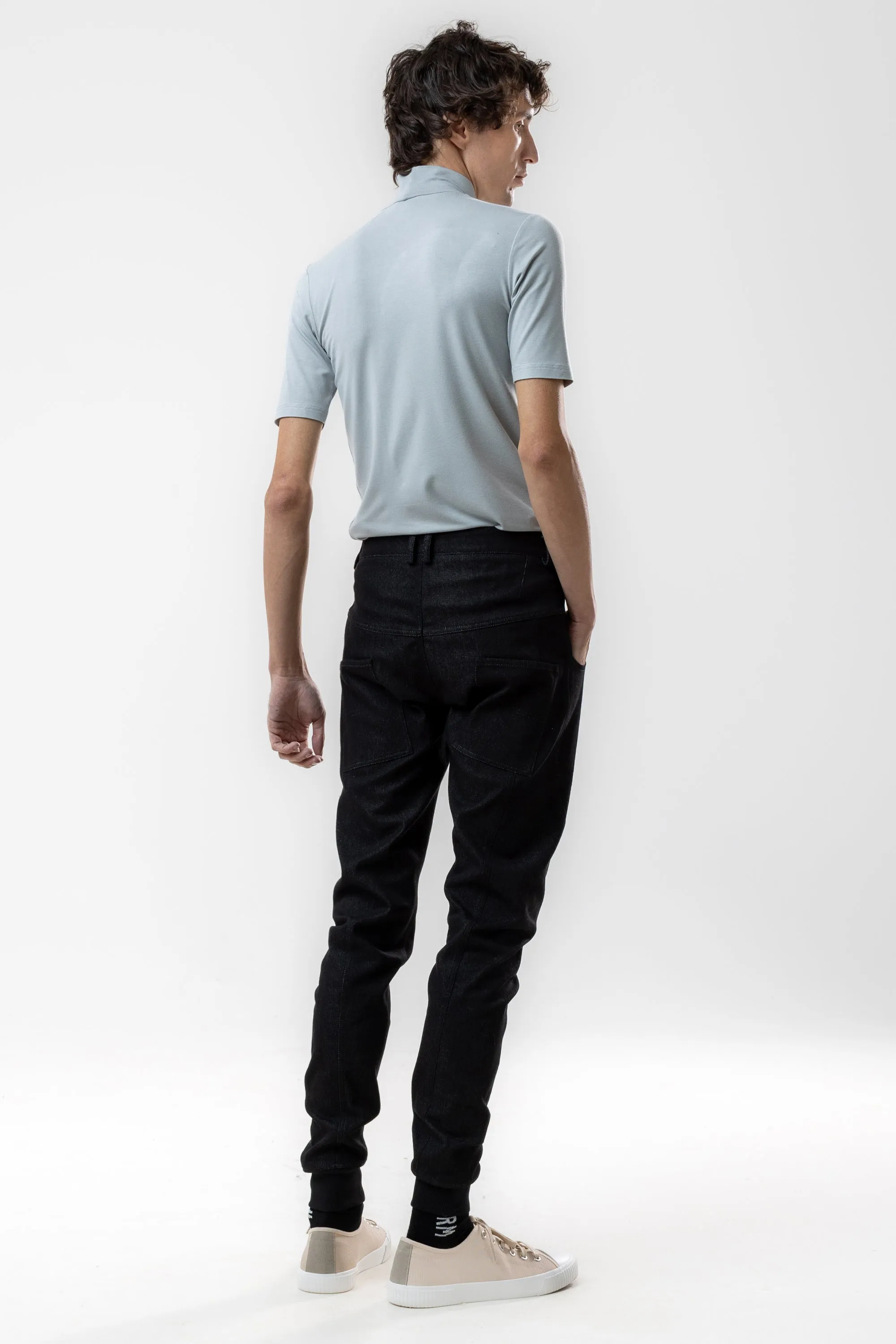 Bamboo Turtleneck T-Shirt light grey