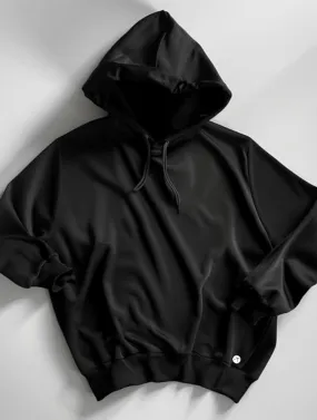 BASIC SUMMER HOODIE - BLACK