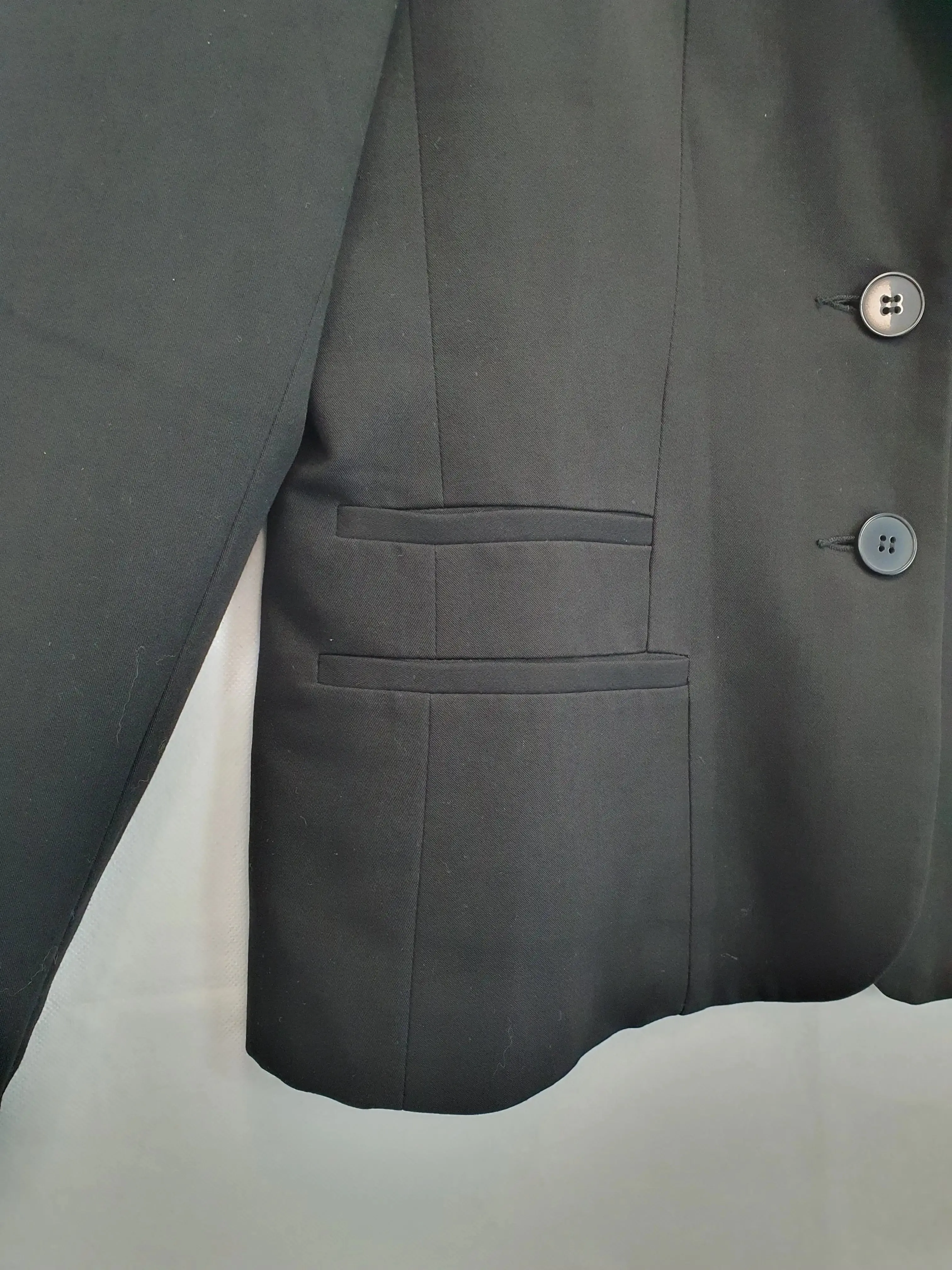 Basque Office Staple Tailored Single Breasted Blazer Size 12