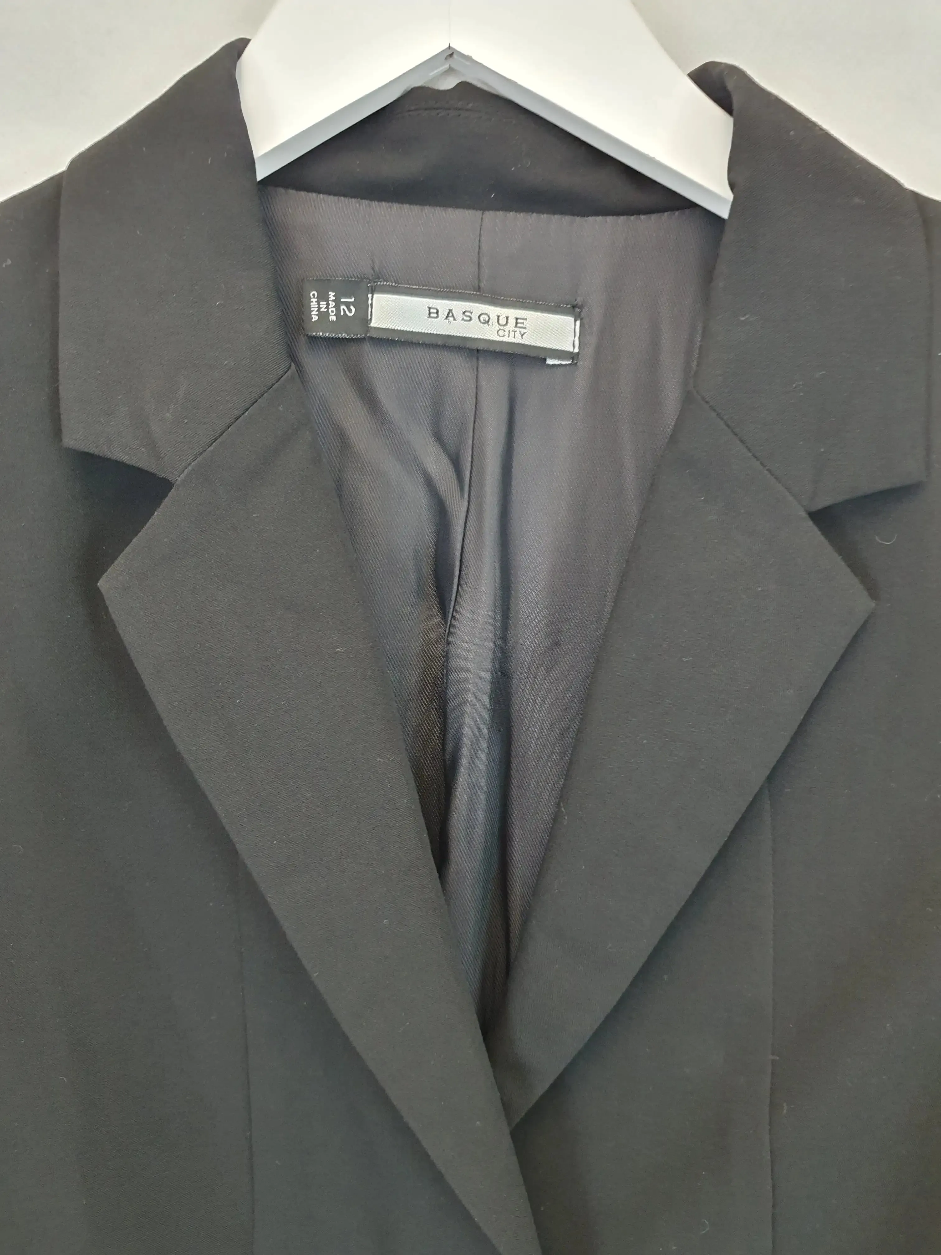 Basque Office Staple Tailored Single Breasted Blazer Size 12