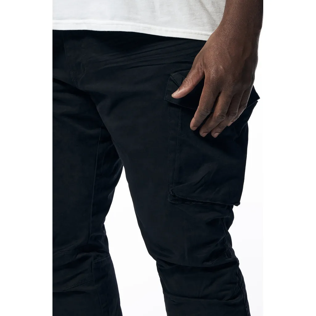 Big and Tall - Utility Twill Pants - Black