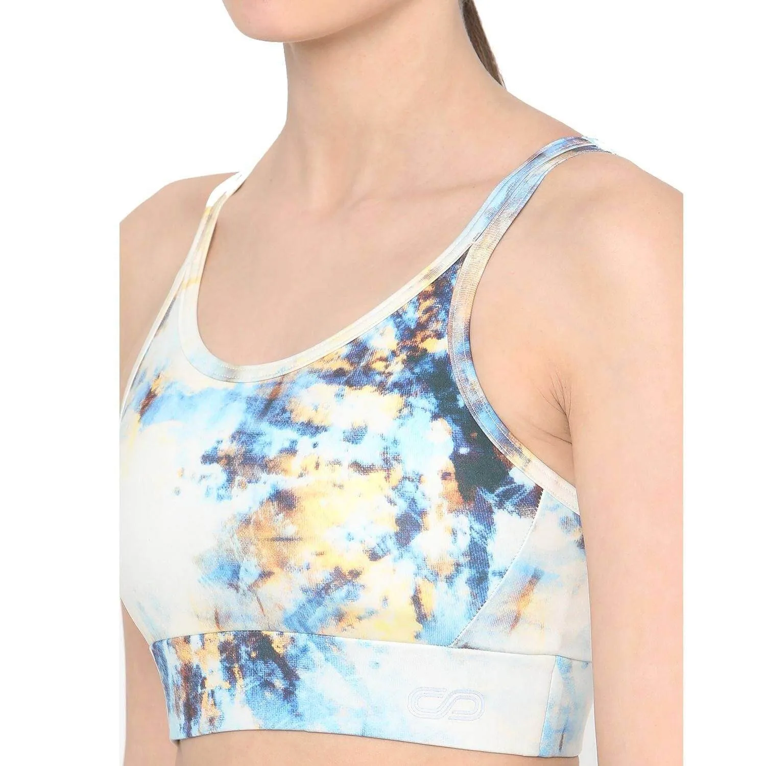 Biker Kross Bra Tie Dye