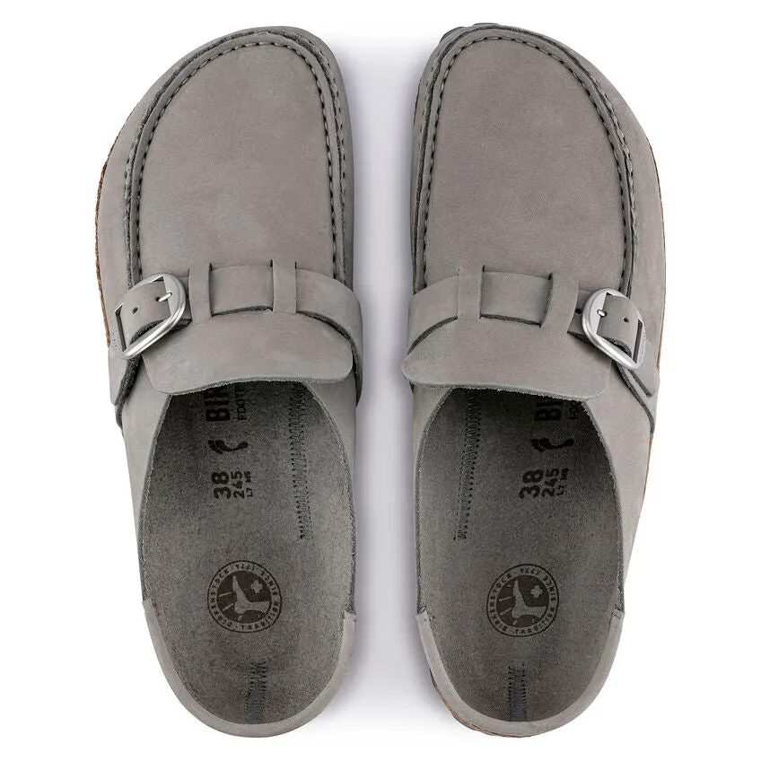 BIRKENSTOCK Buckley Nubuck Leather (Dove Grey)