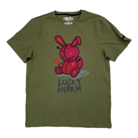 BKYS - Black Keys Lucky Charm Tee Patch Olive Burgundy