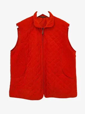 Black Pepper Rust Quilted Winter Vest Size 18