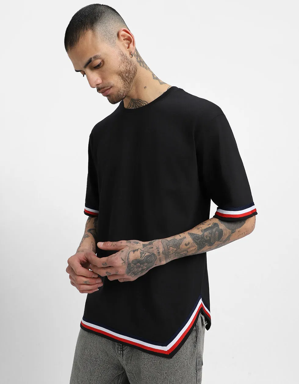 Black Tape Oversized T-shirt