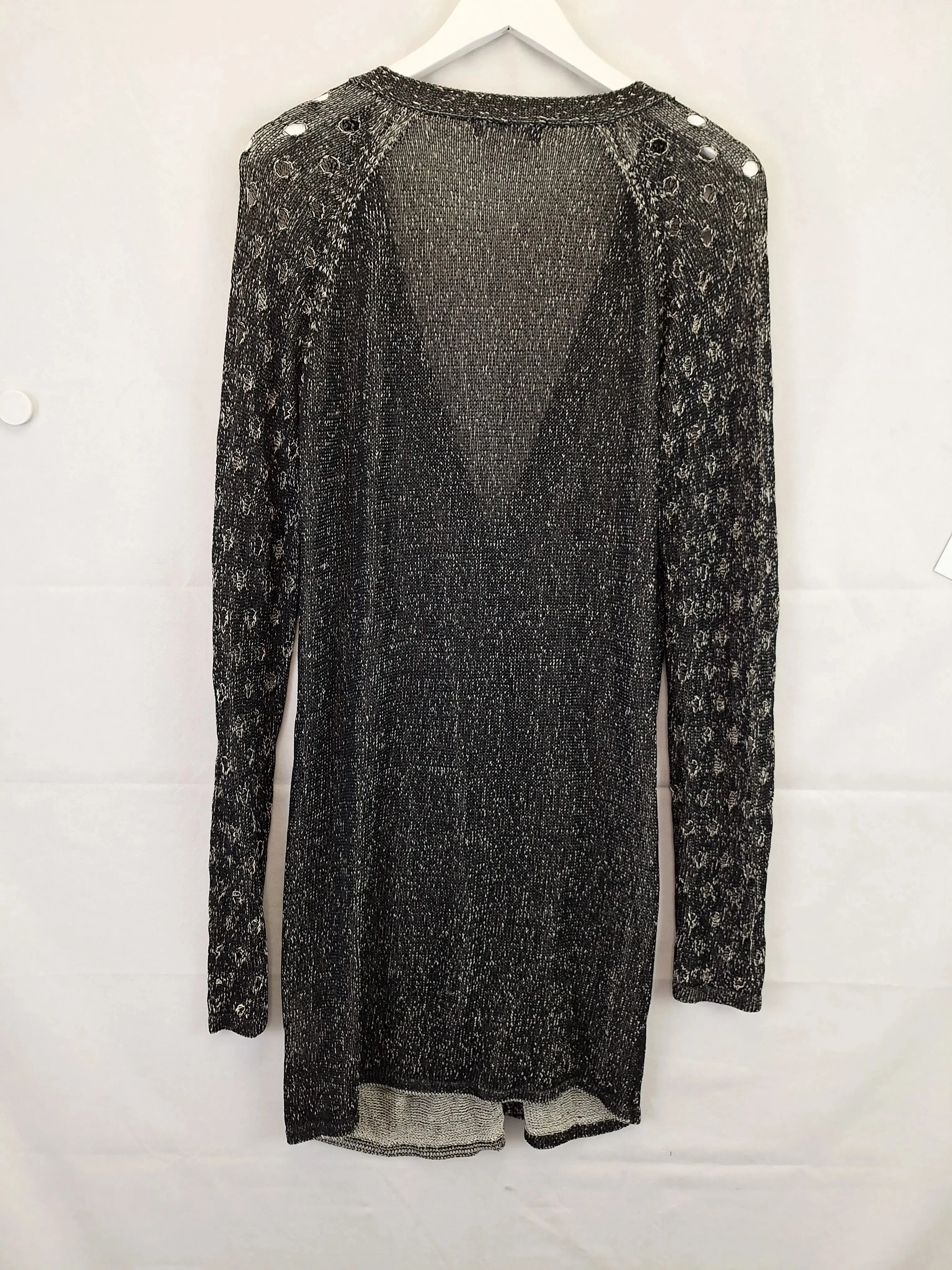 Camilla and Marc Cozy Mixed Yarn Longline Cardigan Size M