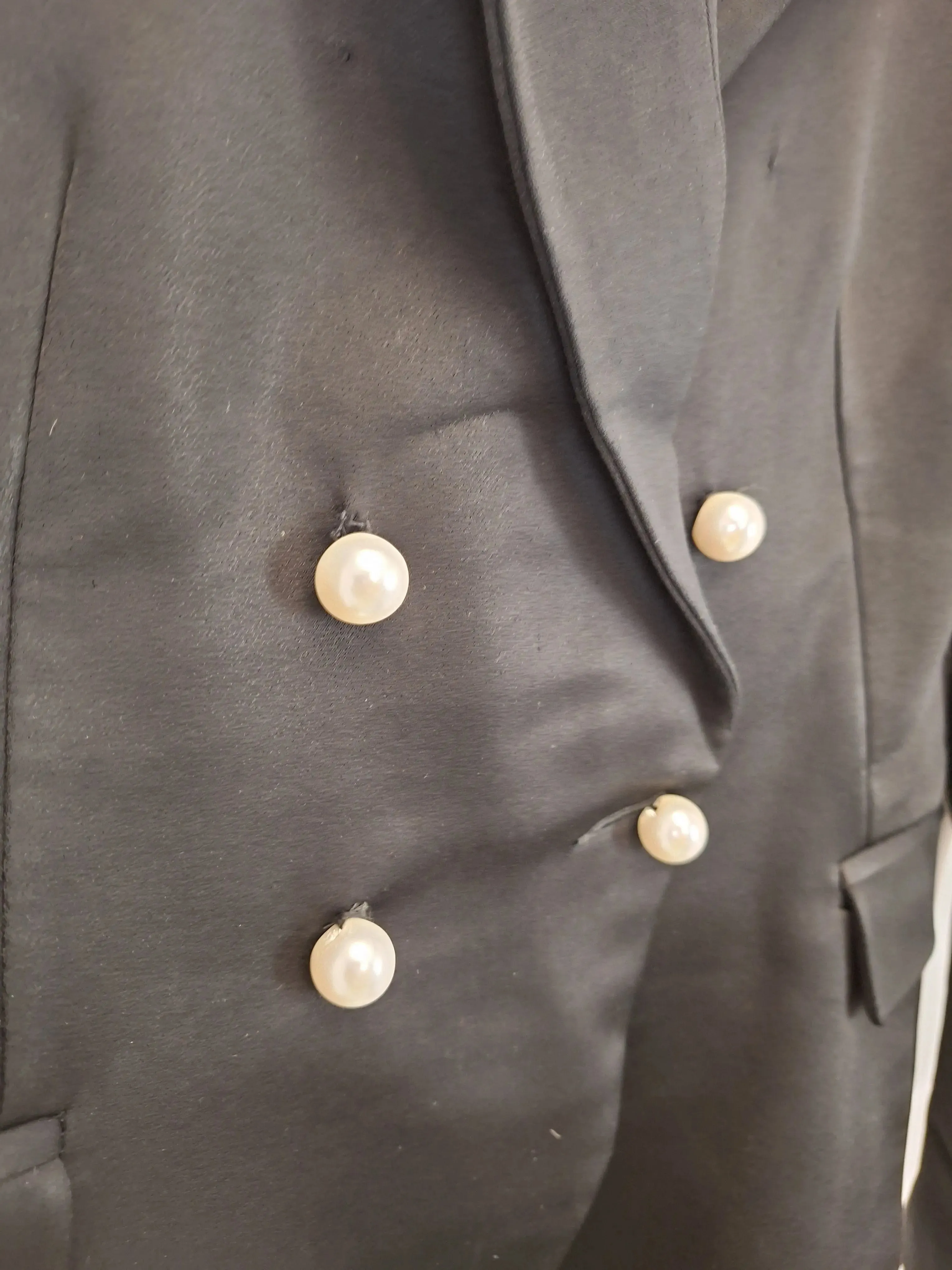 Camilla and Marc Pearl Button Double Breasted Blazer Size 8