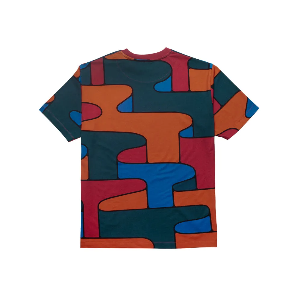 canyons all over t-shirt (multi)