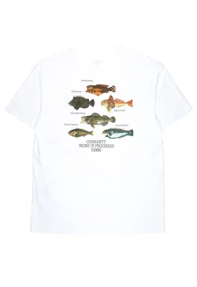 Carhartt WIP Men's Fish T-Shirt - White