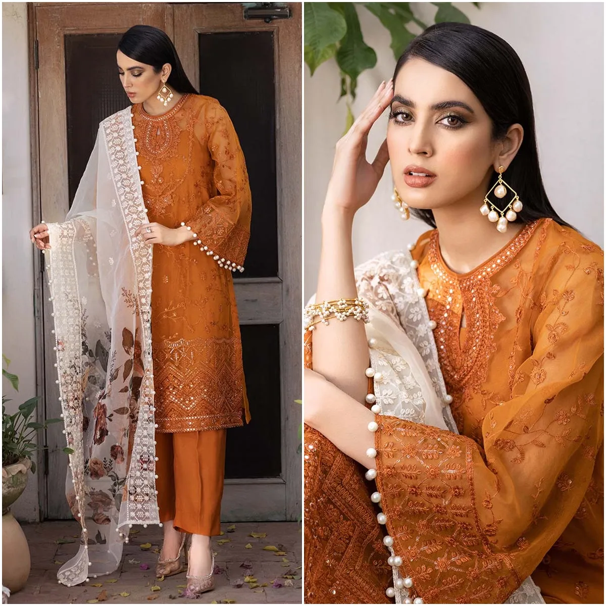 Cross Stitch CS-02 Embroidered Three Piece Lawn Collection