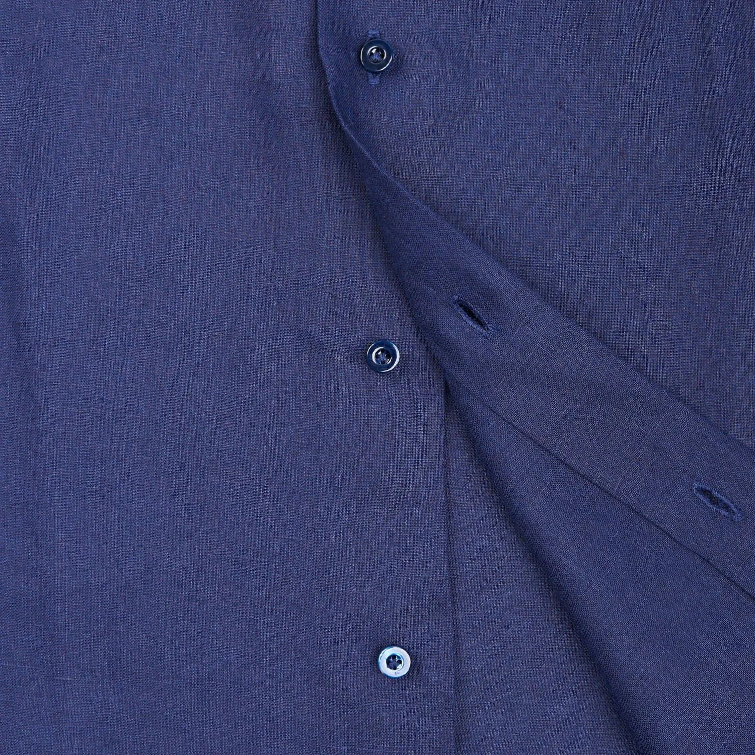 DARK BLUE LINEN SHIRT