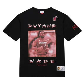 Dwyane Wade Mitchell & Ness Premium Vintage Tee