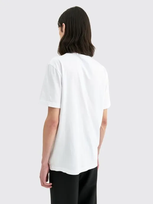 EVERRICK PINK LABEL T-SHIRT OPTIC WHITE