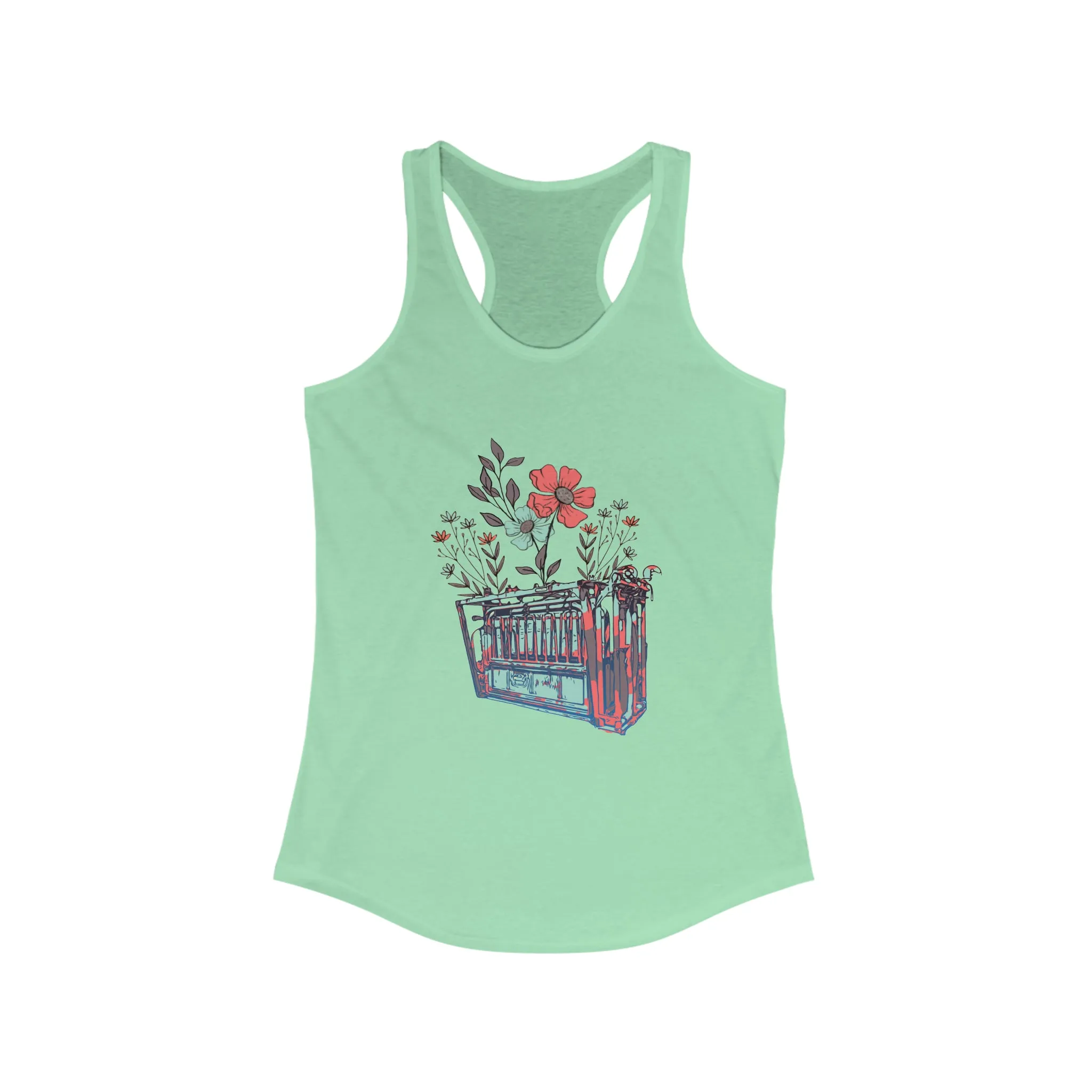 Flower Chute Racerback Tank