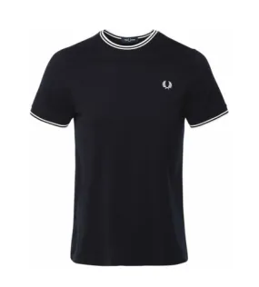 Fred Perry Twin Tipped T-Shirt Black