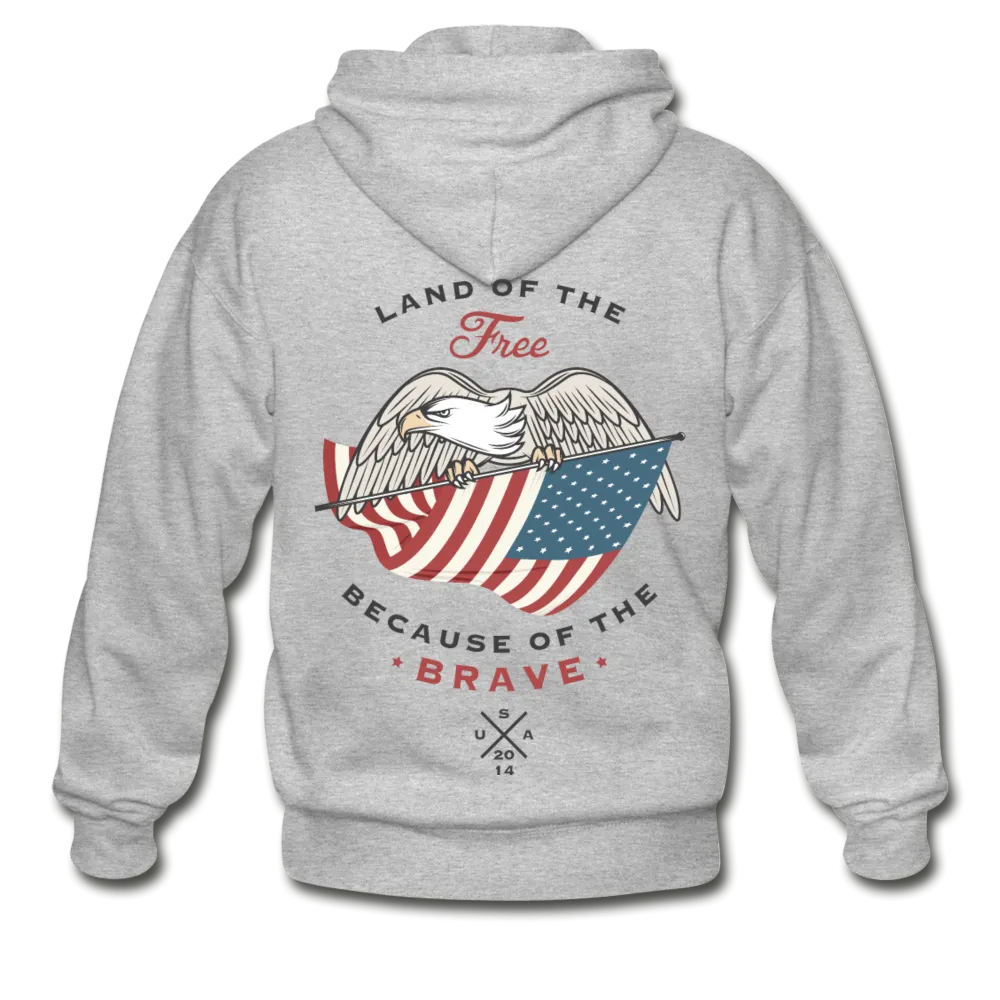 Freedom Flies Zip Up  Hoodie