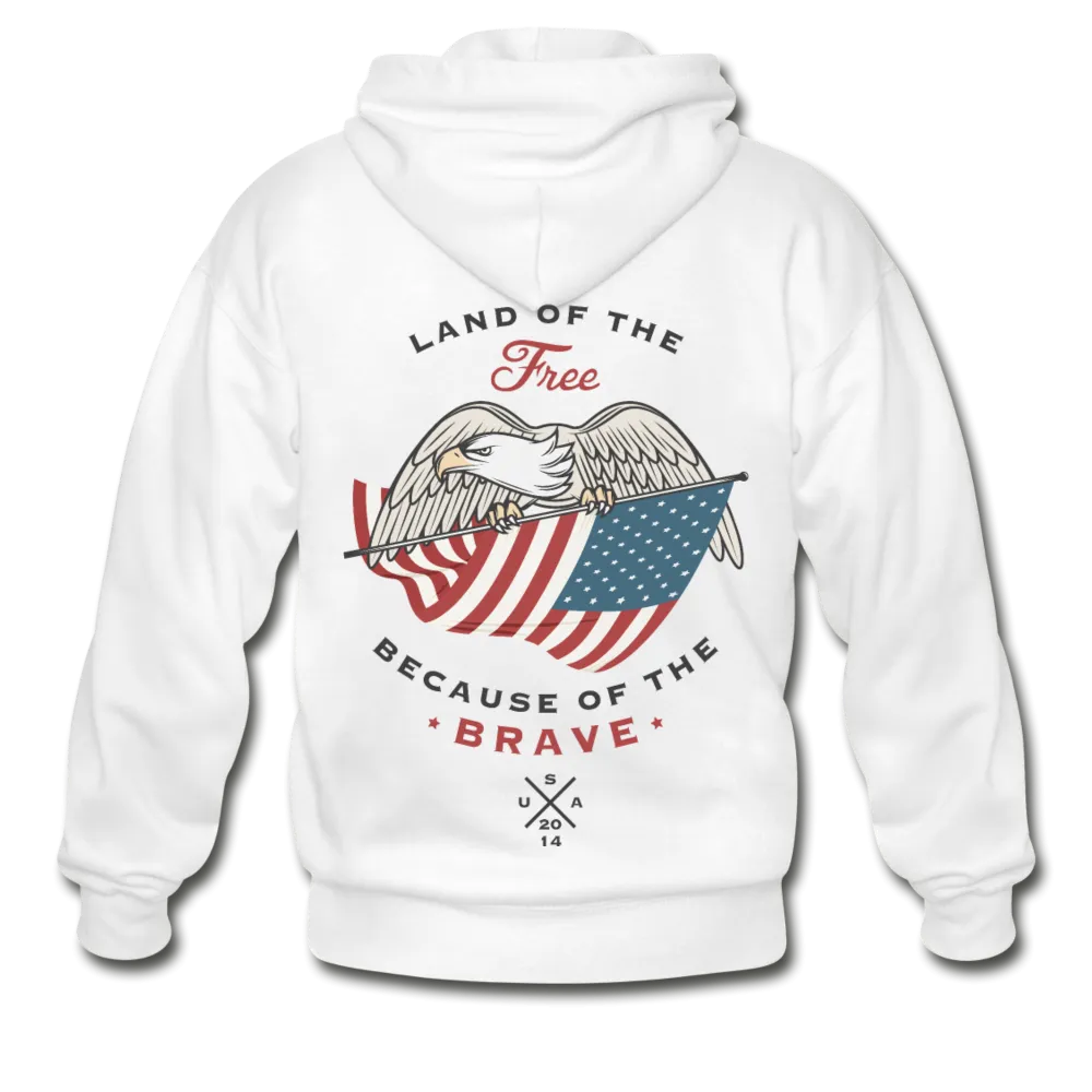 Freedom Flies Zip Up  Hoodie