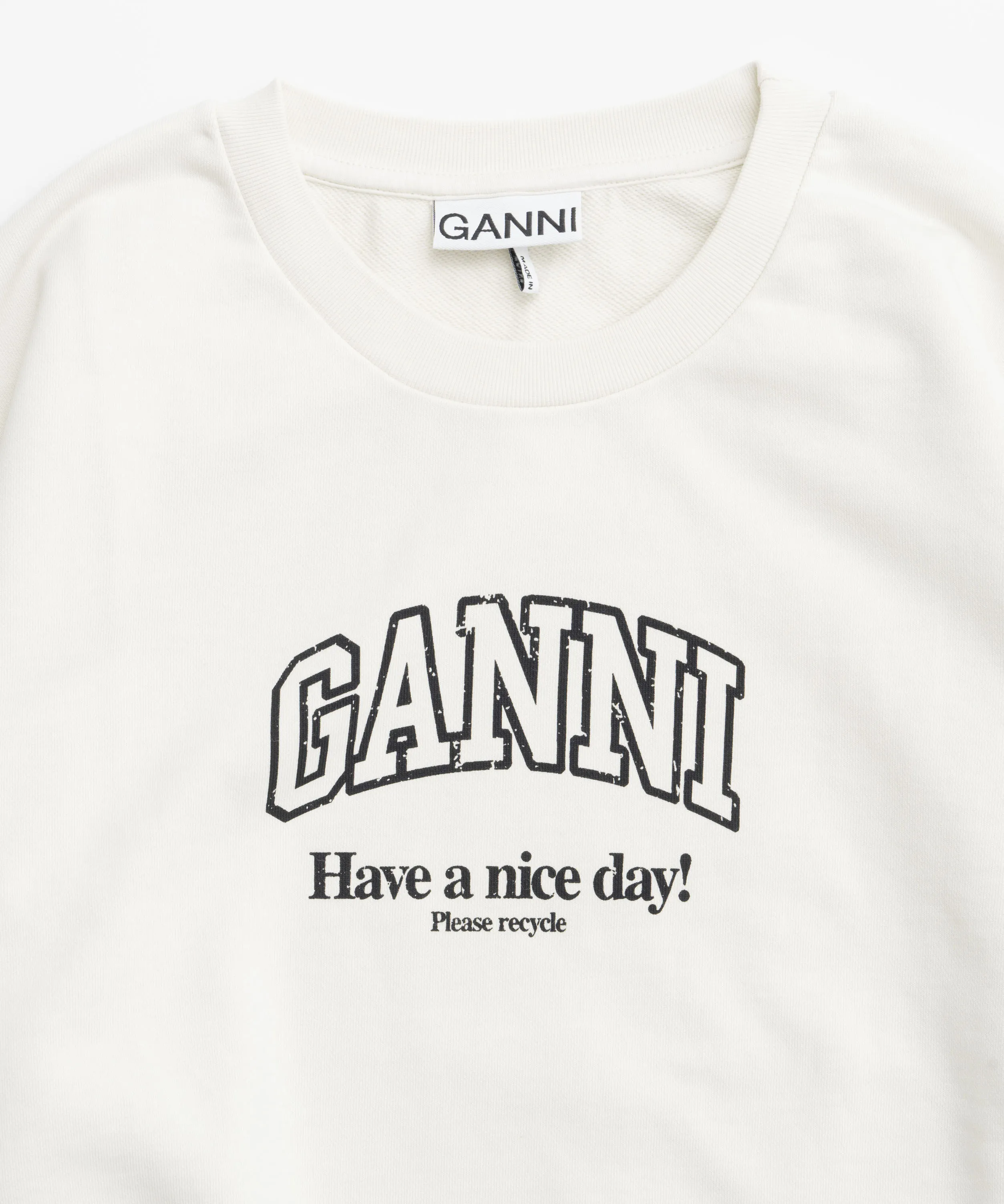 【GANNI】Isoli Ganni Oversized Sweatshirt