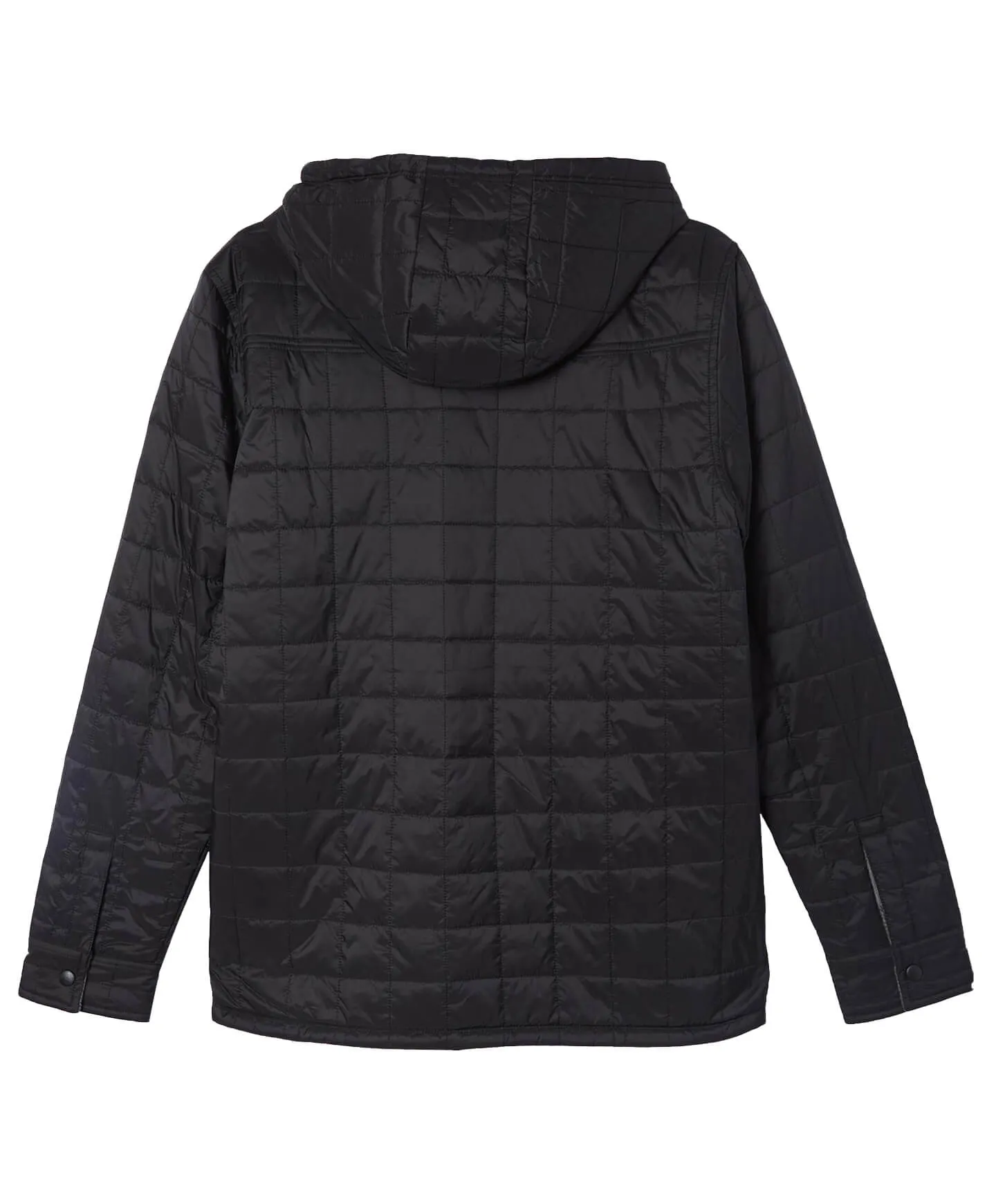 Glacier Hood Reversible Jacket - Black