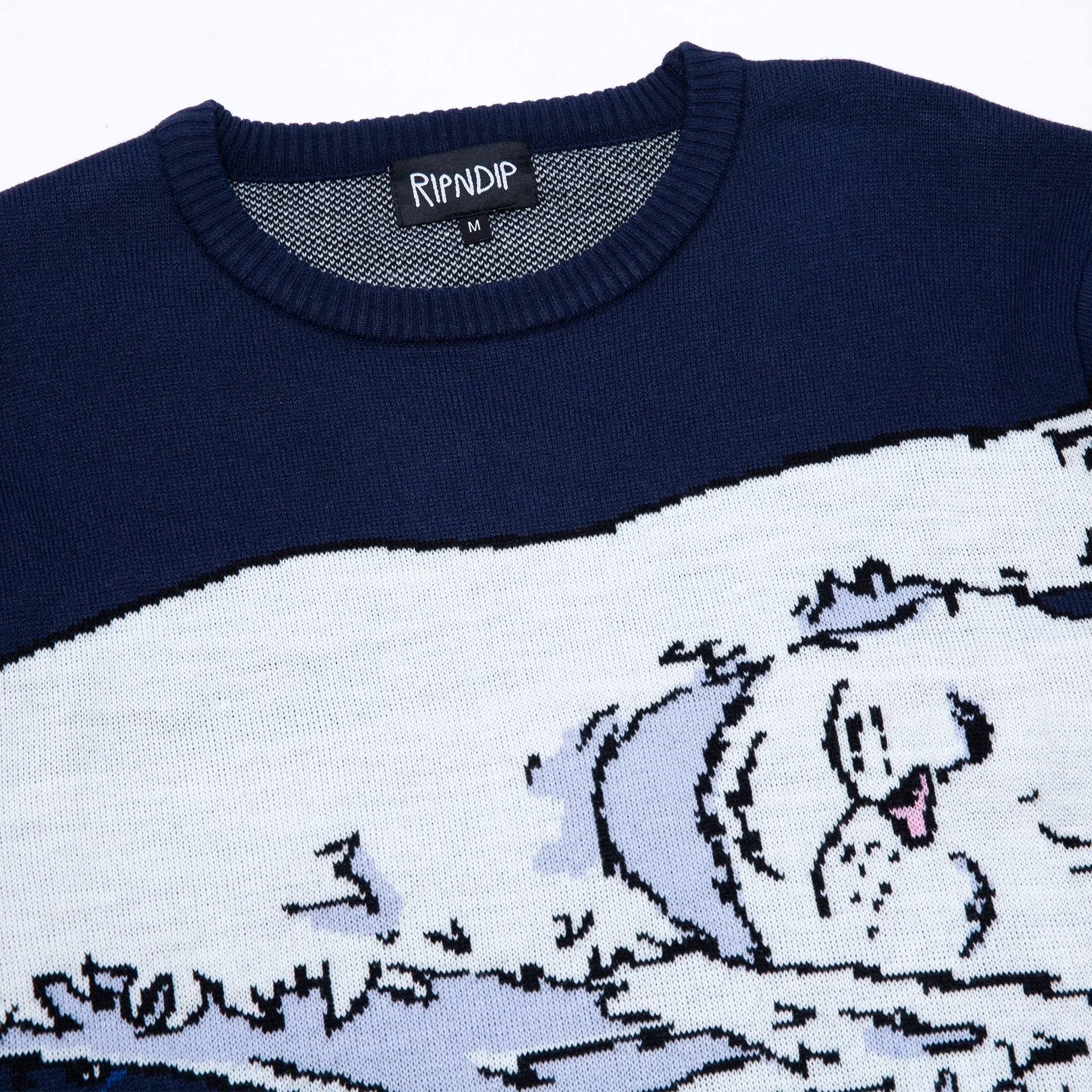 Great Wave Sweater (Navy)