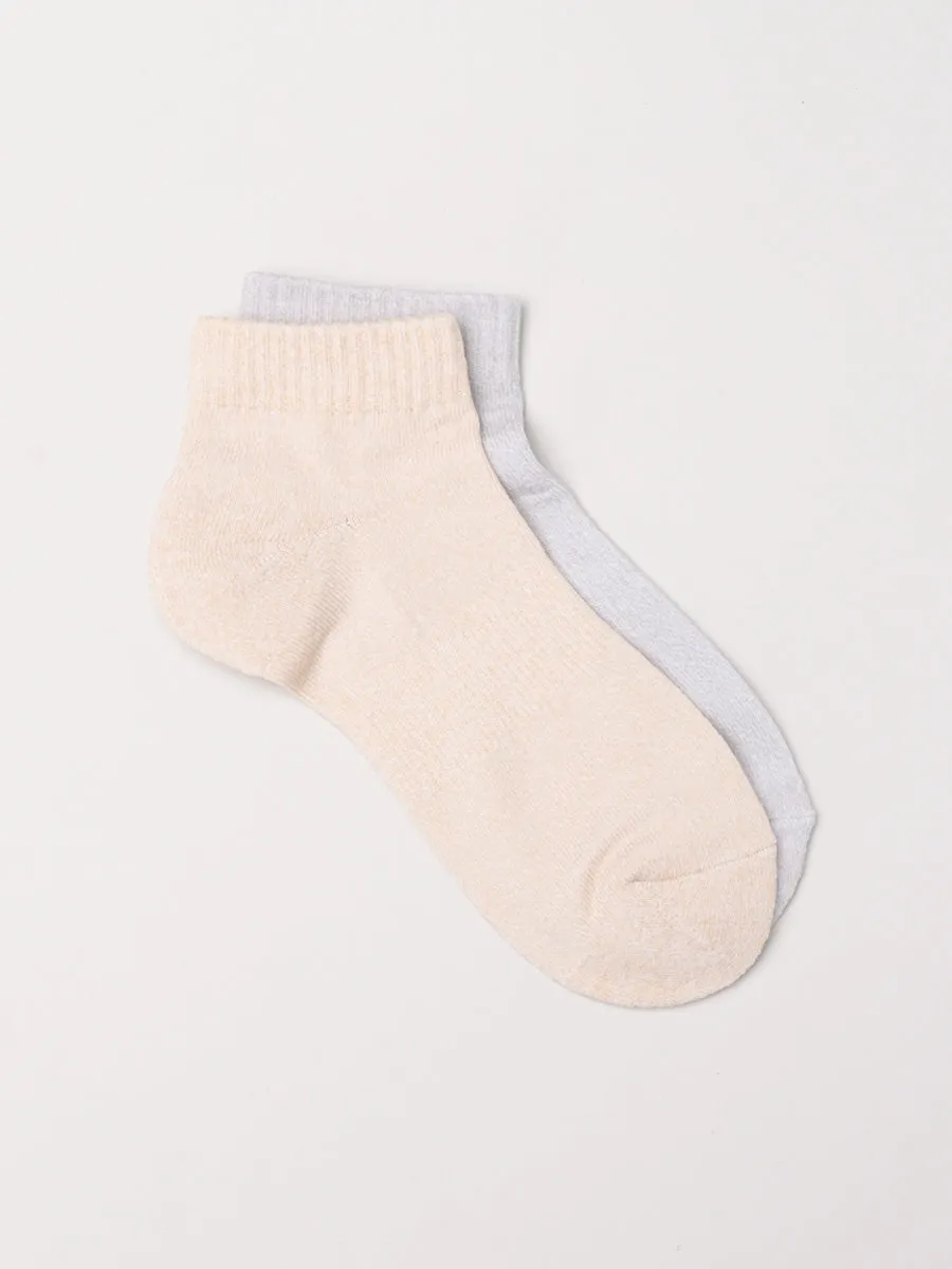 Hemp Cotton Cushioned Trainer Socks