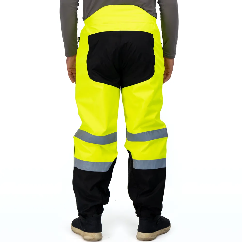 Hi-Vis Heated Rain Pants Men's