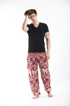 Imperial Elephant Men's Elephant Pants in Red