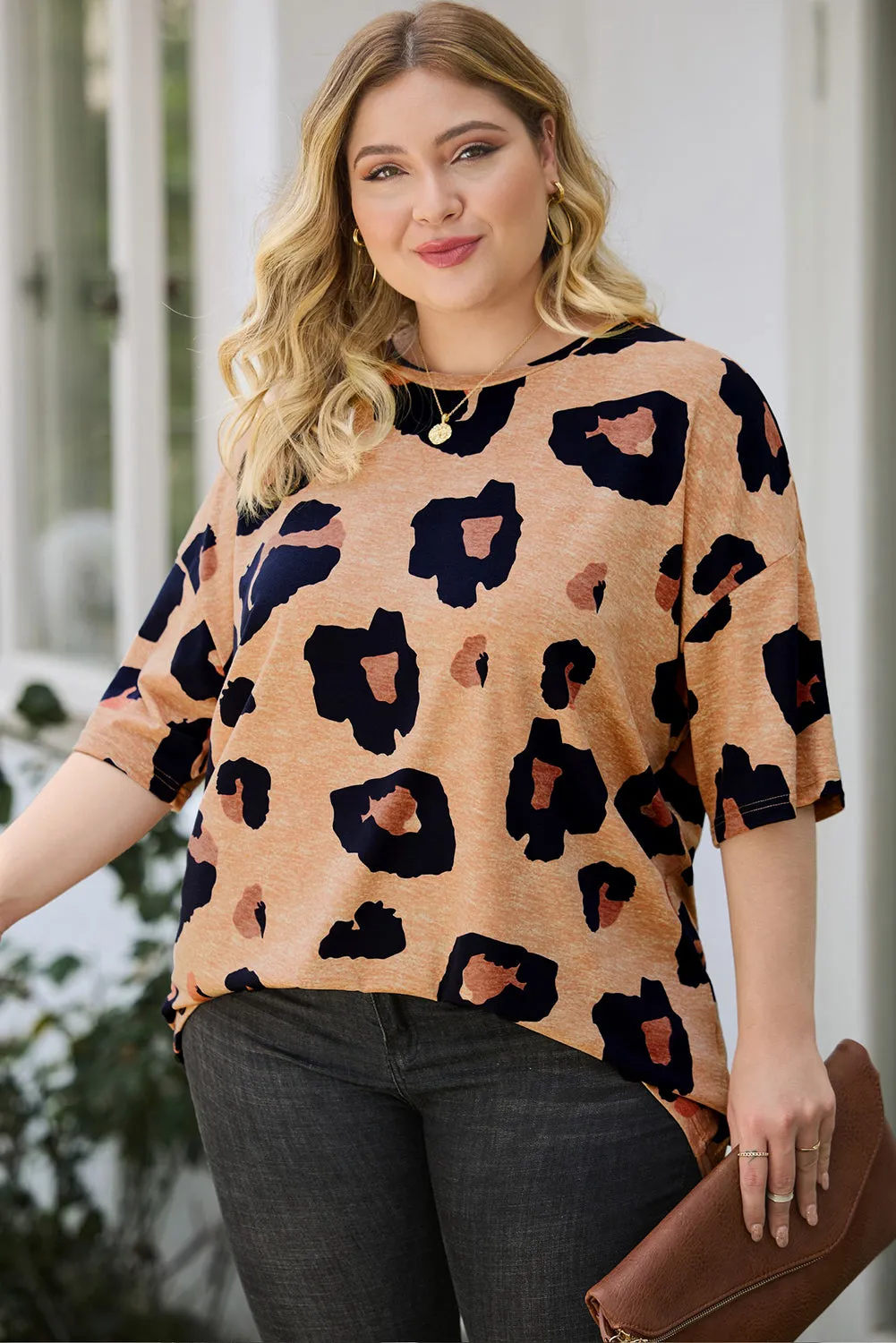 Leopard Plus Size Top