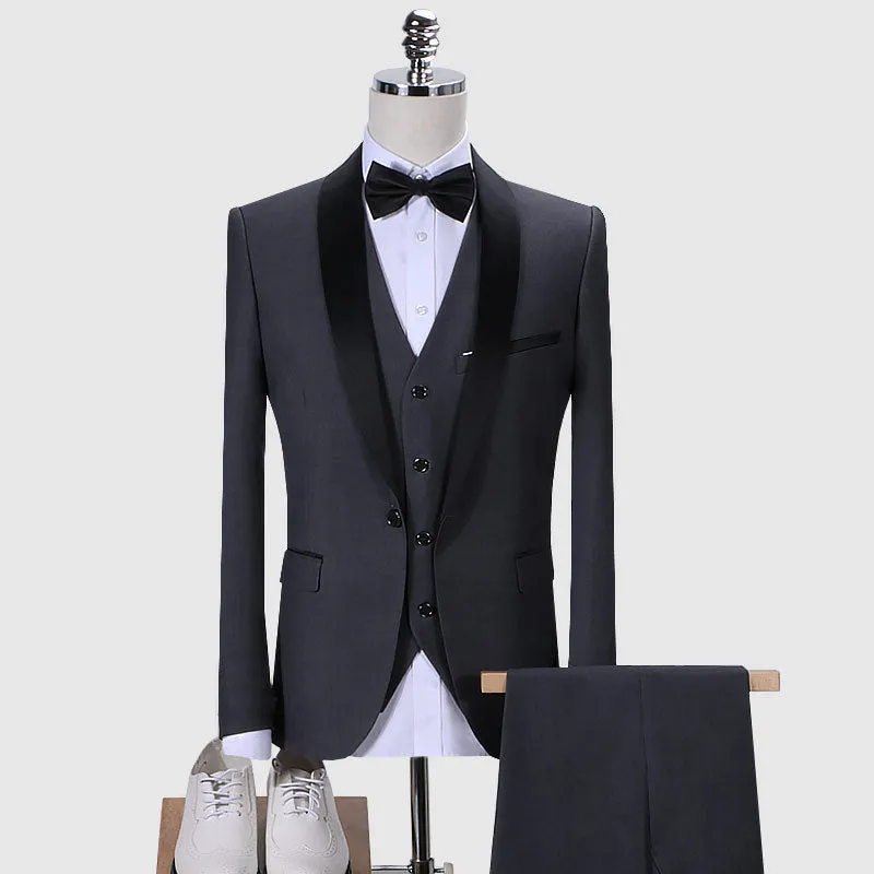 Men’s 3 Piece Tuxedo Suits For All Seasons-987