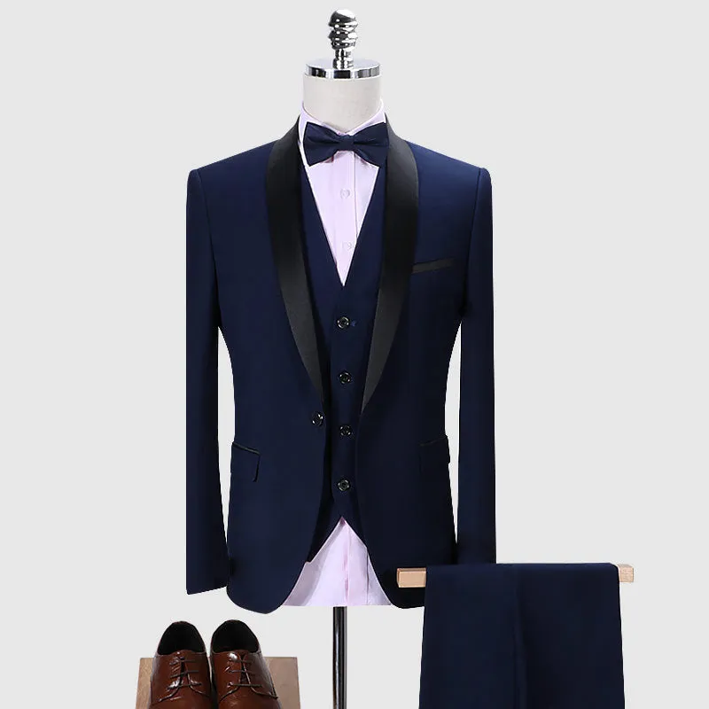 Men’s 3 Piece Tuxedo Suits For All Seasons-987