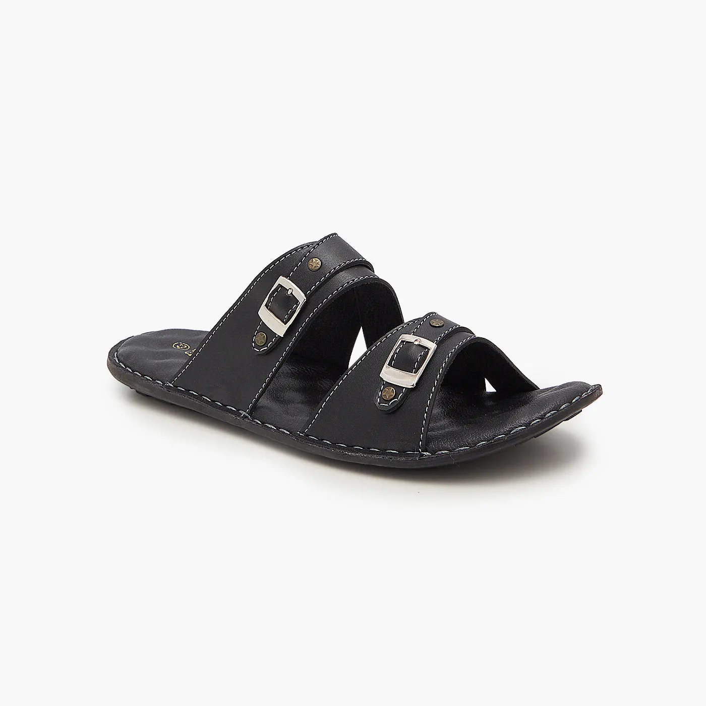 Men's Buckled Chappal