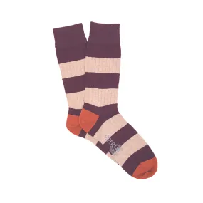 Men's Rugby Stripe Cotton Socks