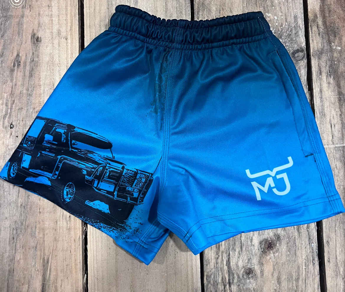 MJ Cruiser Ice Blue Shorts - Adults