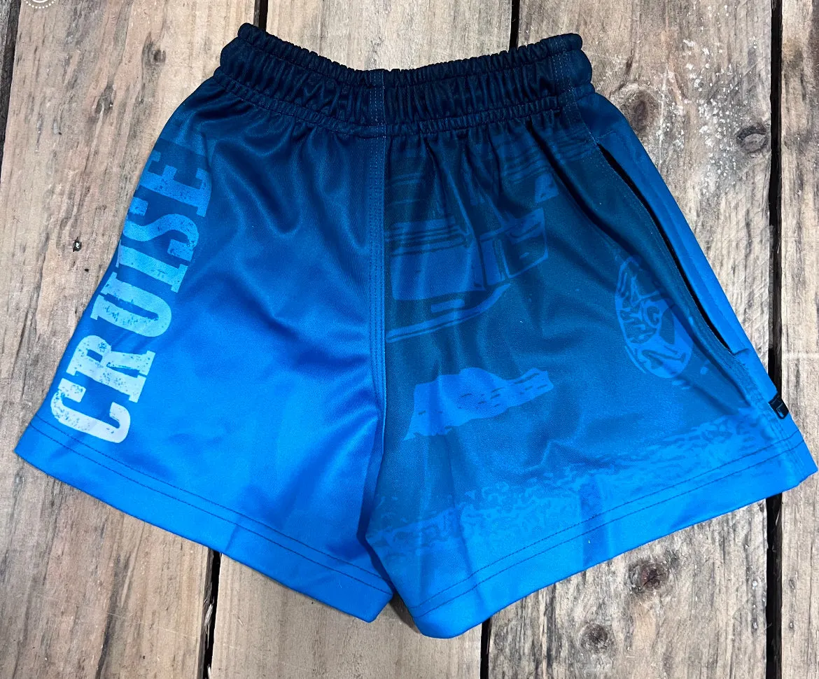 MJ Cruiser Ice Blue Shorts - Adults