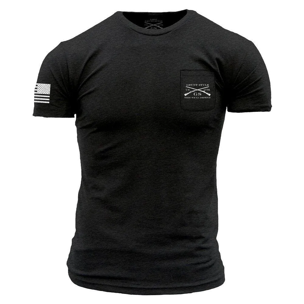 One Generation Away Pocket T-Shirt - Black Heather