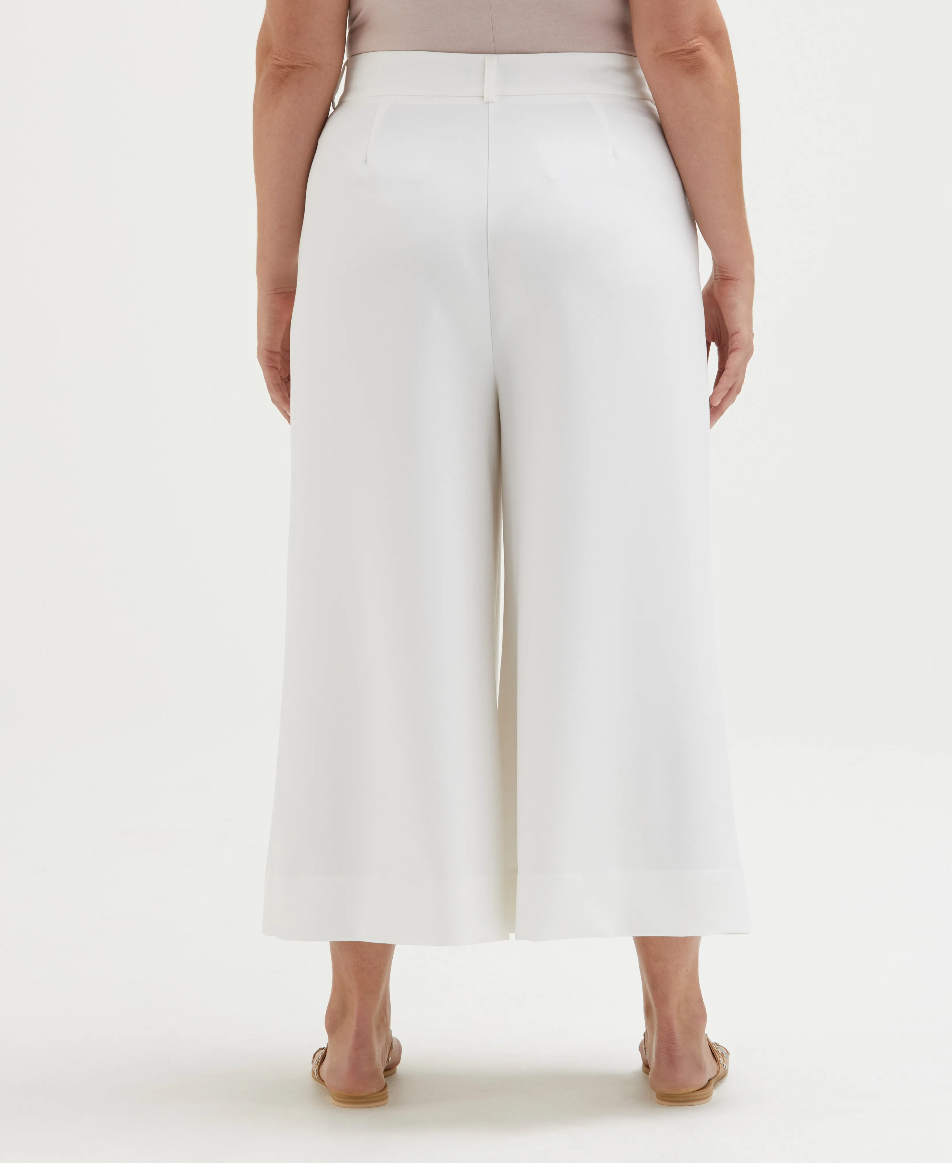 Plus Size Wide Culotte Pant