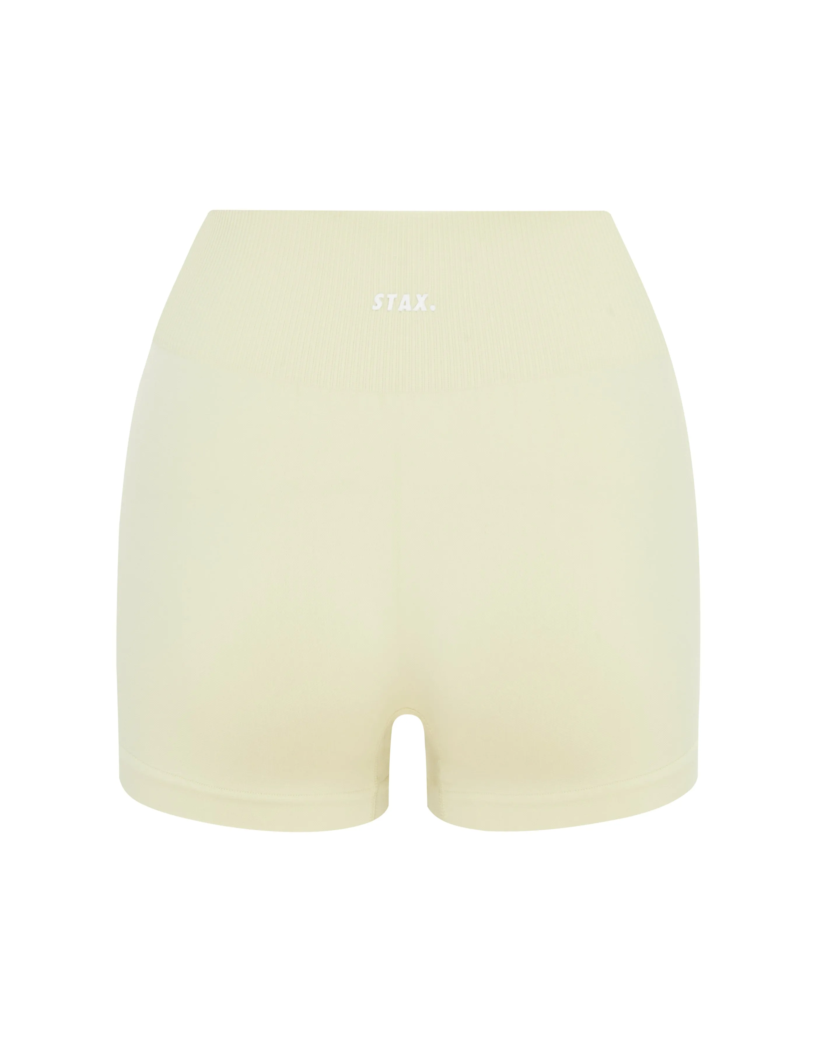 Premium Seamless Mini Bike Shorts - Vanilla Essence