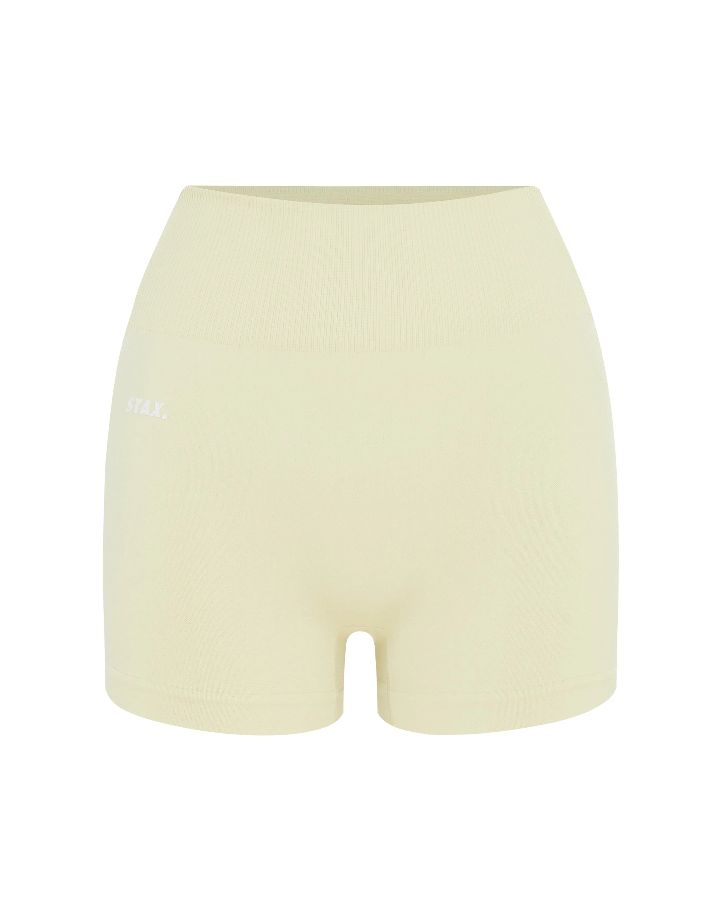 Premium Seamless Mini Bike Shorts - Vanilla Essence