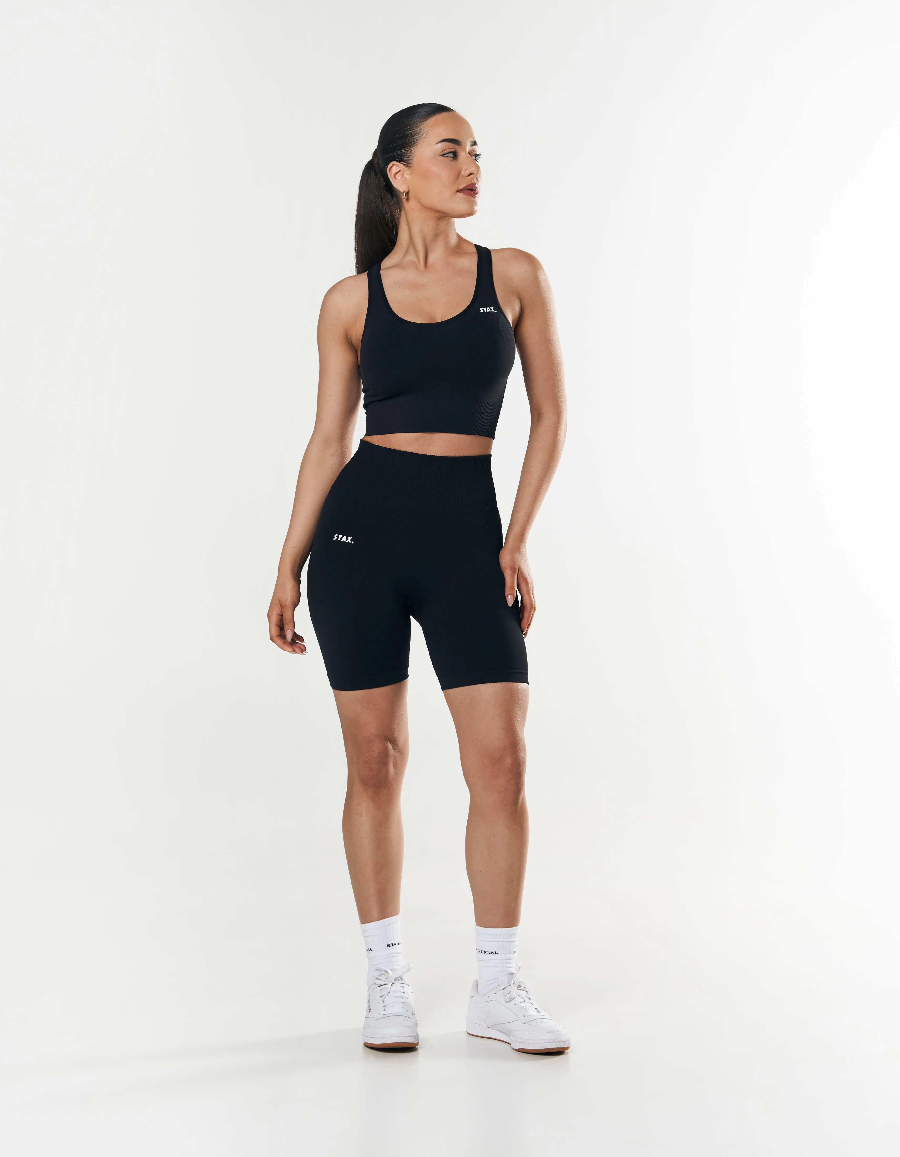 Premium Seamless Racer Crop - Astro